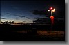 Sunset with the airfield windsock in the foreground (Hane's certified)