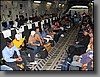 Despite being so early (6:45 AM), most people were in a cheery, almost festive mood...probably because they were getting out of harm's way and excited for all the shopping (and drinking) awaiting them in Honolulu.