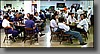 A series of all-hands meetings were conducted by Capt. Harris and Scott Swiestal to keep the personel informed of the evacuation plans.
